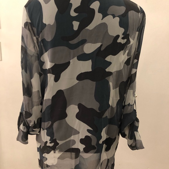 Sheer camouflage tunic - Picture 4 of 8